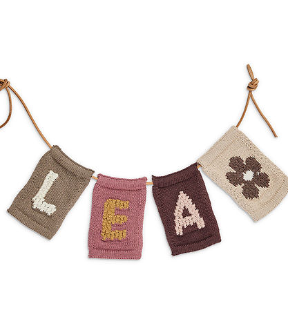 Smallstuff Strikket Flag - Blomst - Natur Motiv