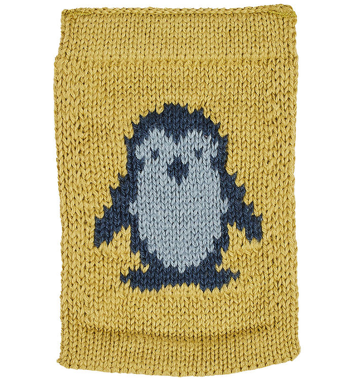 Smallstuff Strikket Flag - Pingvin - Blå Motiv
