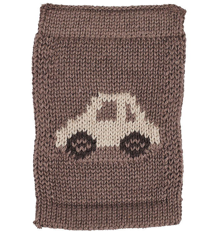 Smallstuff Strikket Flag - Bil - Natur Motiv