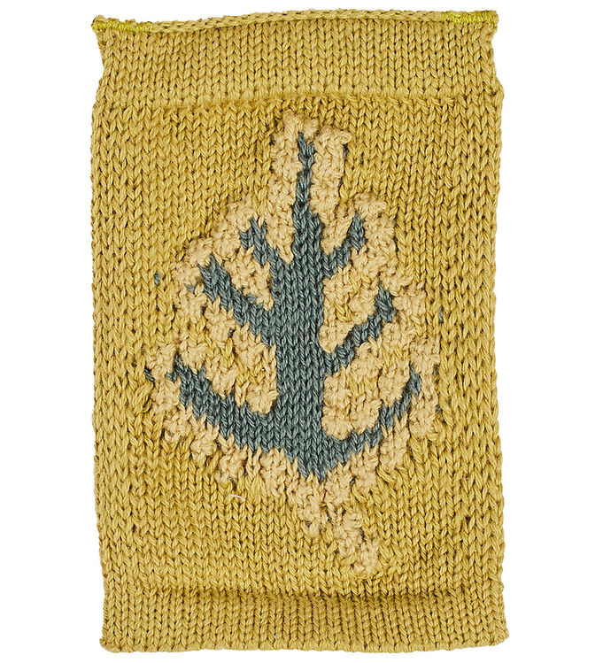 Smallstuff Strikket Flag - Blad - Blå Motiv