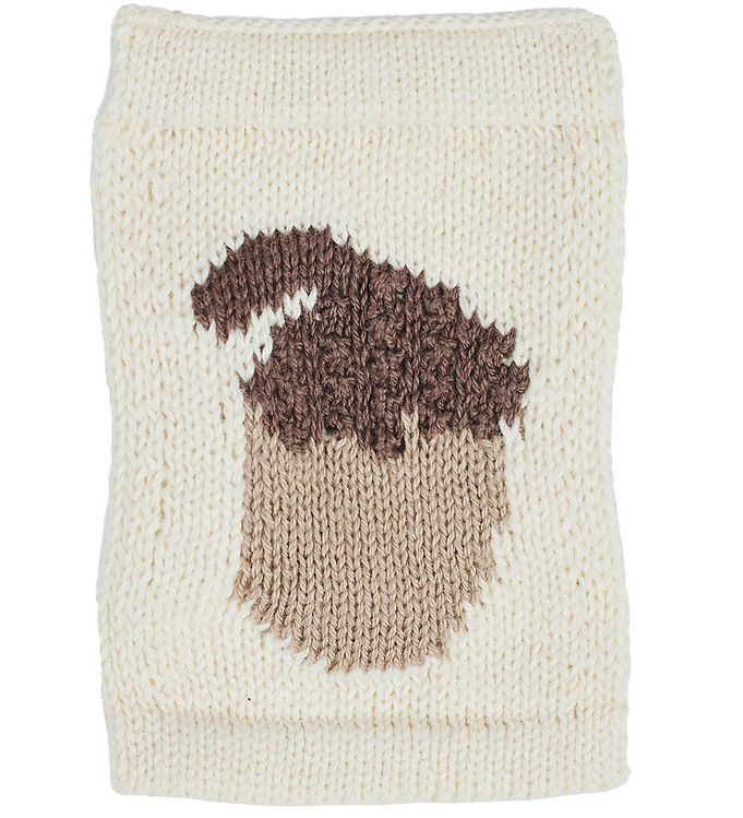 Smallstuff Strikket Flag - Nød - Natur Motiv