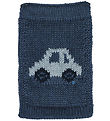 Smallstuff Strikket Flag - Bil - Blå Motiv Smallstuff Strikket Flag - Bil - Blå Motiv