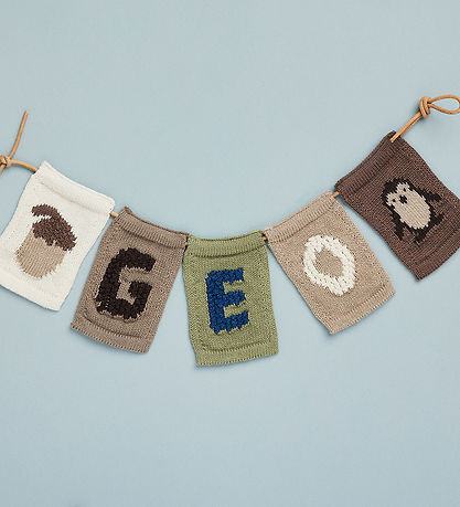 Smallstuff Strikket Flag - Pingvin - Natur Motiv