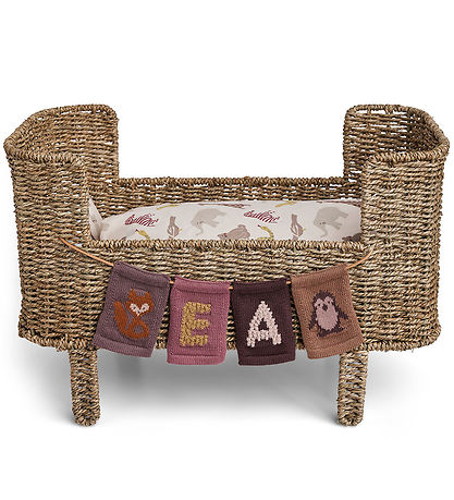 Smallstuff Knitted Flag - Fox - Pink Motif