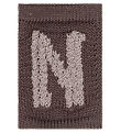 Smallstuff Knitted Letter - N - Natural Alphabet