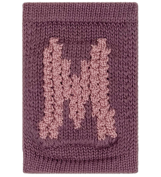 Smallstuff Strikket Bogstav - M - Rosa Alfabet