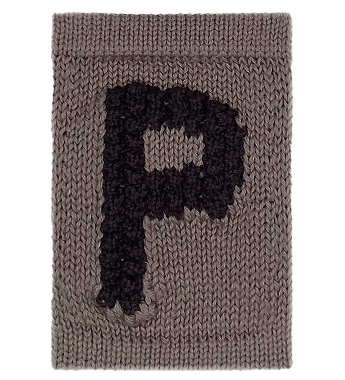 Smallstuff Strikket Bogstav - P - Natur Alfabet