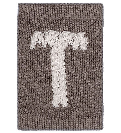 Smallstuff Strikket Bogstav - T - Natur Alfabet