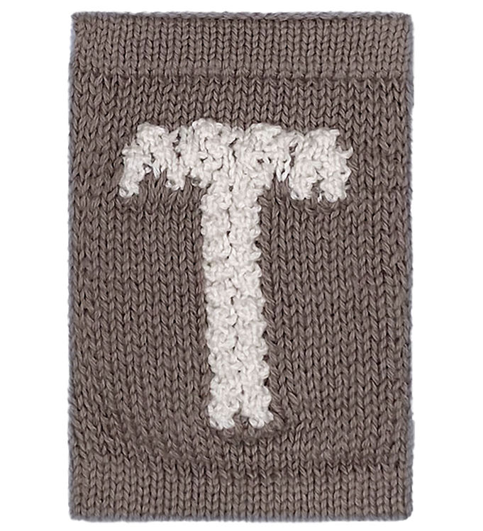 Smallstuff Strikket Bogstav - T - Natur Alfabet