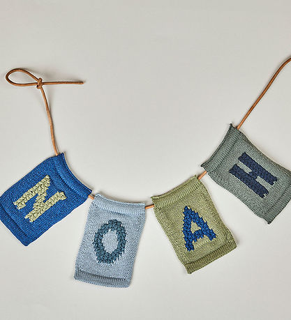 Smallstuff Strikket Bogstav - H - Blå Alfabet Smallstuff Strikket Bogstav - H - Blå Alfabet