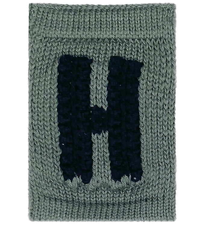 Smallstuff Strikket Bogstav - H - Blå Alfabet