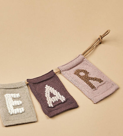 Smallstuff Strikket Bogstav - A - Rosa