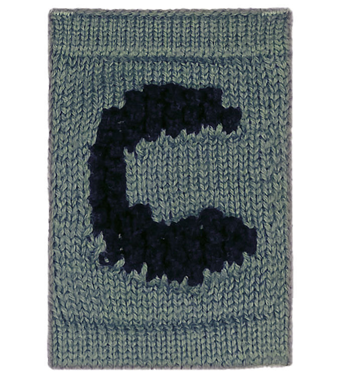 Smallstuff Strikket Bogstav - C - Blå Alfabet