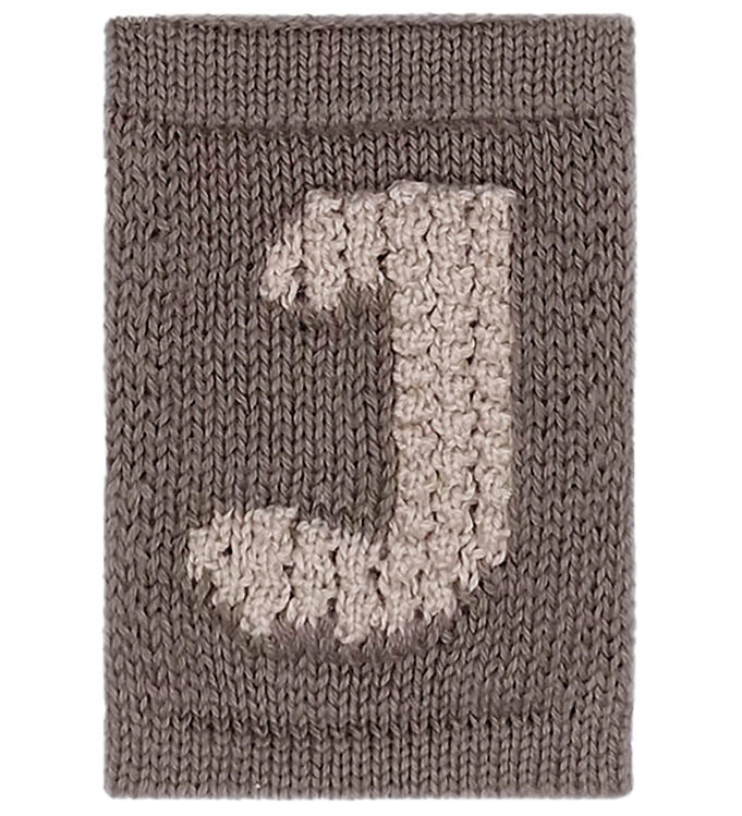 Smallstuff Strikket Bogstav - J - Natur Alfabet