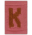 Smallstuff Strikket Bogstav - K - Rosa Alfabet