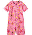 Småfolk Badeheldragt - UV50+ - Bubblegum m. søstjerner Småfolk Badeheldragt - UV50+ - Bubblegum m. søstjerner