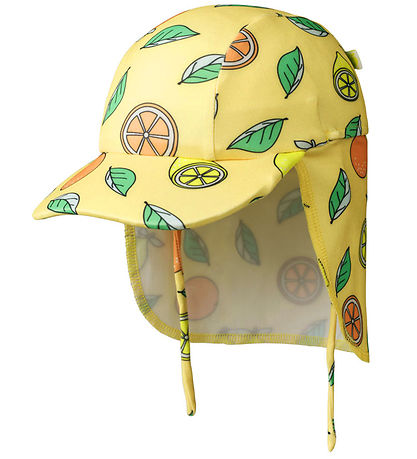 Småfolk Badehat - UV50+ - Custard m. Citroner og Appelsiner Småfolk Badehat - UV50+ - Custard m. Citroner og Appelsiner