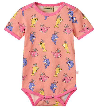 Småfolk Body k/æ - Blossom m. Babydelfiner Småfolk Body k/æ - Blossom m. Babydelfiner