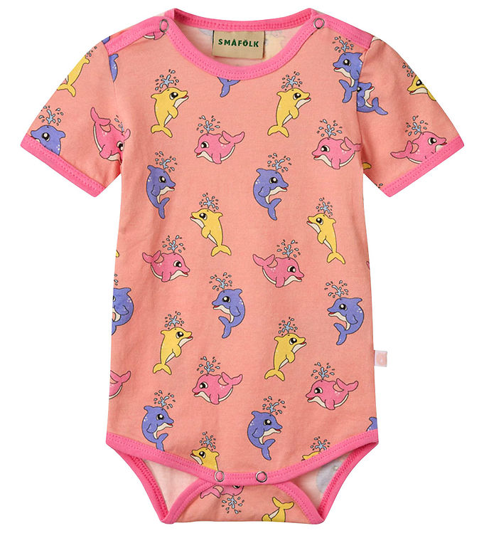 Småfolk Body k/æ - Blossom m. Babydelfiner