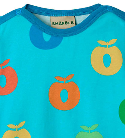Småfolk Body k/æ - Blue Atoll m. Æbler Småfolk Body k/æ - Blue Atoll m. Æbler