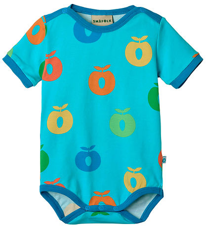 Småfolk Body k/æ - Blue Atoll m. Æbler