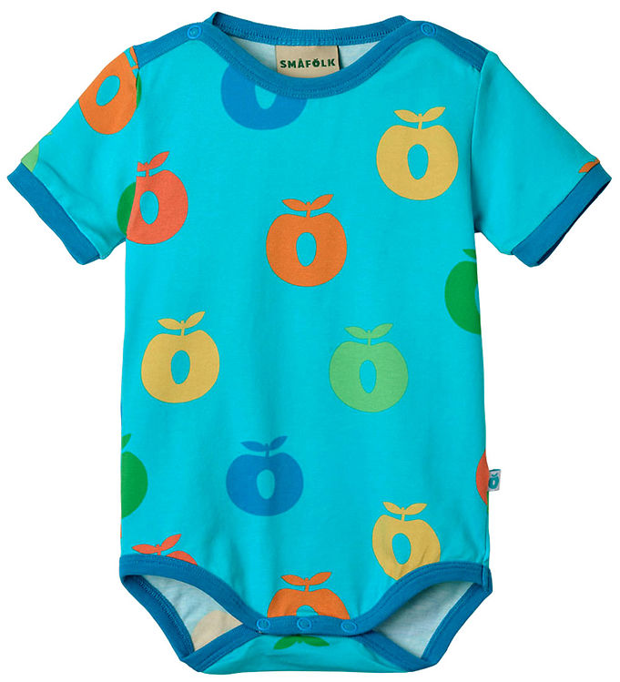 Småfolk Body k/æ - Blue Atoll m. Æbler