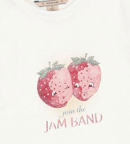 Konges Sløjd T-shirt - Era - Off White/Jam Konges Sløjd T-shirt - Era - Off White/Jam