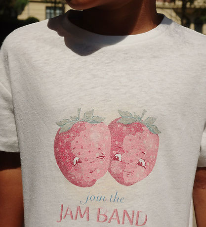 Konges Sløjd T-shirt - Era - Off White/Jam