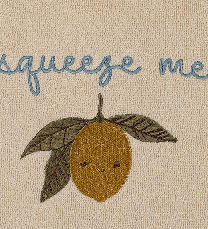 Konges Sløjd Badekåbe m. Broderi - Terry - Lemon