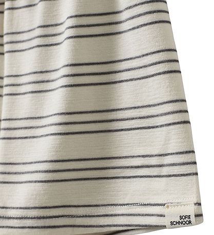 Sofie Schnoor Shorts - Modal - Antique White W. Blue