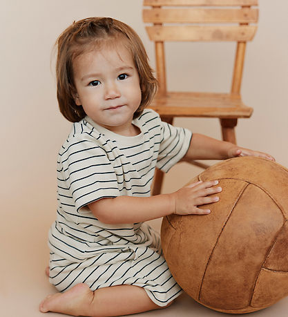 Sofie Schnoor T-Shirt - Antique White W. Blue Sofie Schnoor T-Shirt - Antique White W. Blue