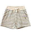 Sofie Schnoor Shorts - Antique White W. Blue Sofie Schnoor Shorts - Antique White W. Blue