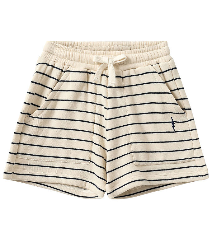Sofie Schnoor Shorts - Antique White W. Blue