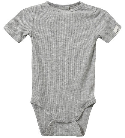 Sofie Schnoor Body k/æ - Rib - Grey Mel
