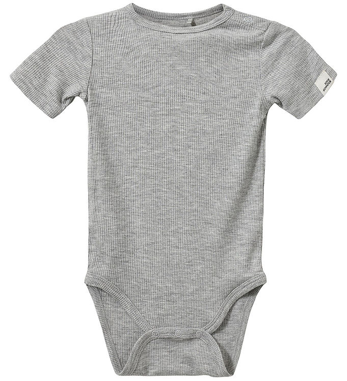 Sofie Schnoor Body k/æ Rib - Grey Mel