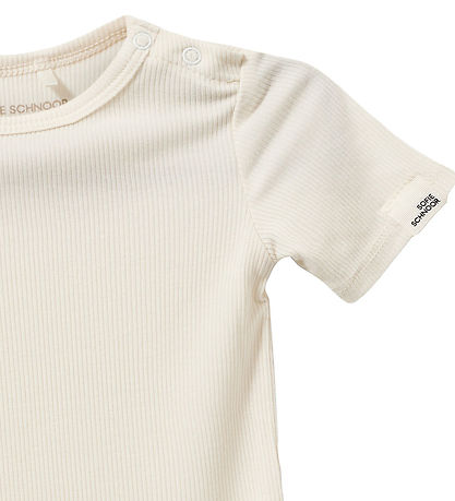 Sofie Schnoor Body k/æ - Rib - Off White Sofie Schnoor Body k/æ - Rib - Off White