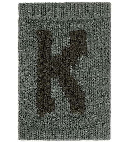 Smallstuff Strikket Bogstav - K - Blå Alfabet