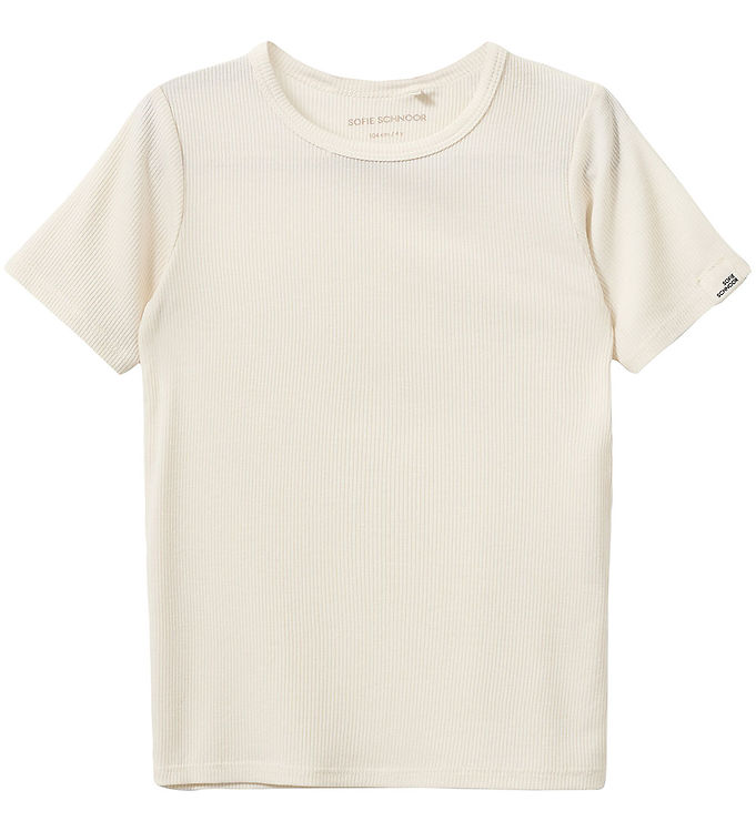 Sofie Schnoor T-Shirt - Rib - PiperSK - Off White