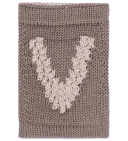 Smallstuff Strikket Bogstav - V - Natur Alfabet Smallstuff Strikket Bogstav - V - Natur Alfabet