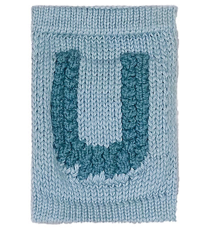 Smallstuff Strikket Bogstav - U - Blå Alfabet