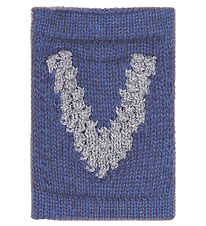 Smallstuff Strikket Bogstav - V - Blå Alfabet Smallstuff Strikket Bogstav - V - Blå Alfabet