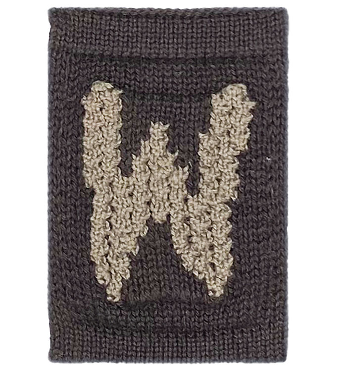 Smallstuff Strikket Bogstav - W - Natur Alfabet