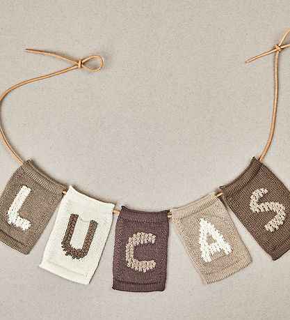 Smallstuff Strikket Bogstav - C - Natur Alfabet