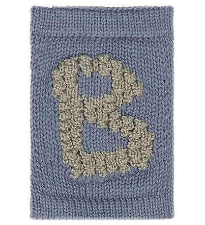 Smallstuff Strikket Bogstav - B - Blå Alfabet