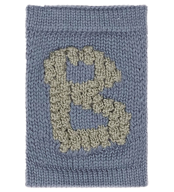 Smallstuff Strikket Bogstav - B - Blå Alfabet