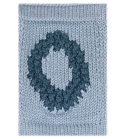 Smallstuff Strikket Bogstav - O - Blå Alfabet