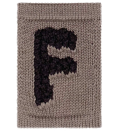 Smallstuff Strikket Bogstav - F - Natur Alfabet Smallstuff Strikket Bogstav - F - Natur Alfabet