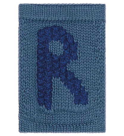 Smallstuff Strikket Bogstav - R - Blå Alfabet