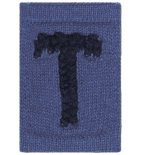Smallstuff Strikket Bogstav - T - Blå Alfabet