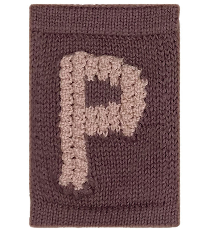 Smallstuff Strikket Bogstav - P - Rosa Alfabet